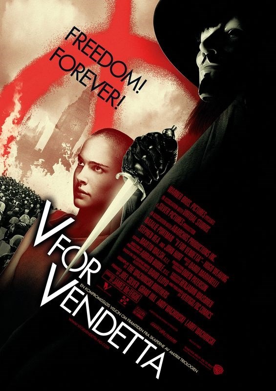 

Постер к фильму "«V» значит Вендетта" (V for Vendetta) 50x70 см