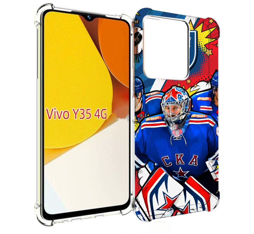 

Чехол MyPads хк ска спб мужской для Vivo Y35 4G 2022 / Vivo Y22, Прозрачный, Tocco