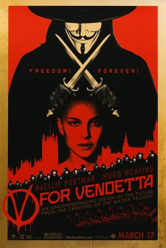 

Постер к фильму "«V» значит Вендетта" (V for Vendetta) Оригинальный 68,6x101,6 см