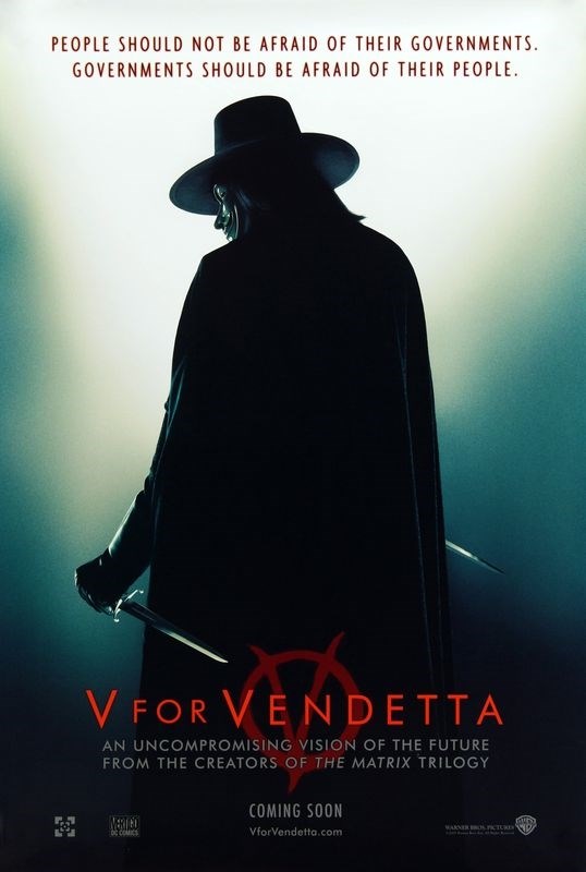 

Постер к фильму "«V» значит Вендетта" (V for Vendetta) A4