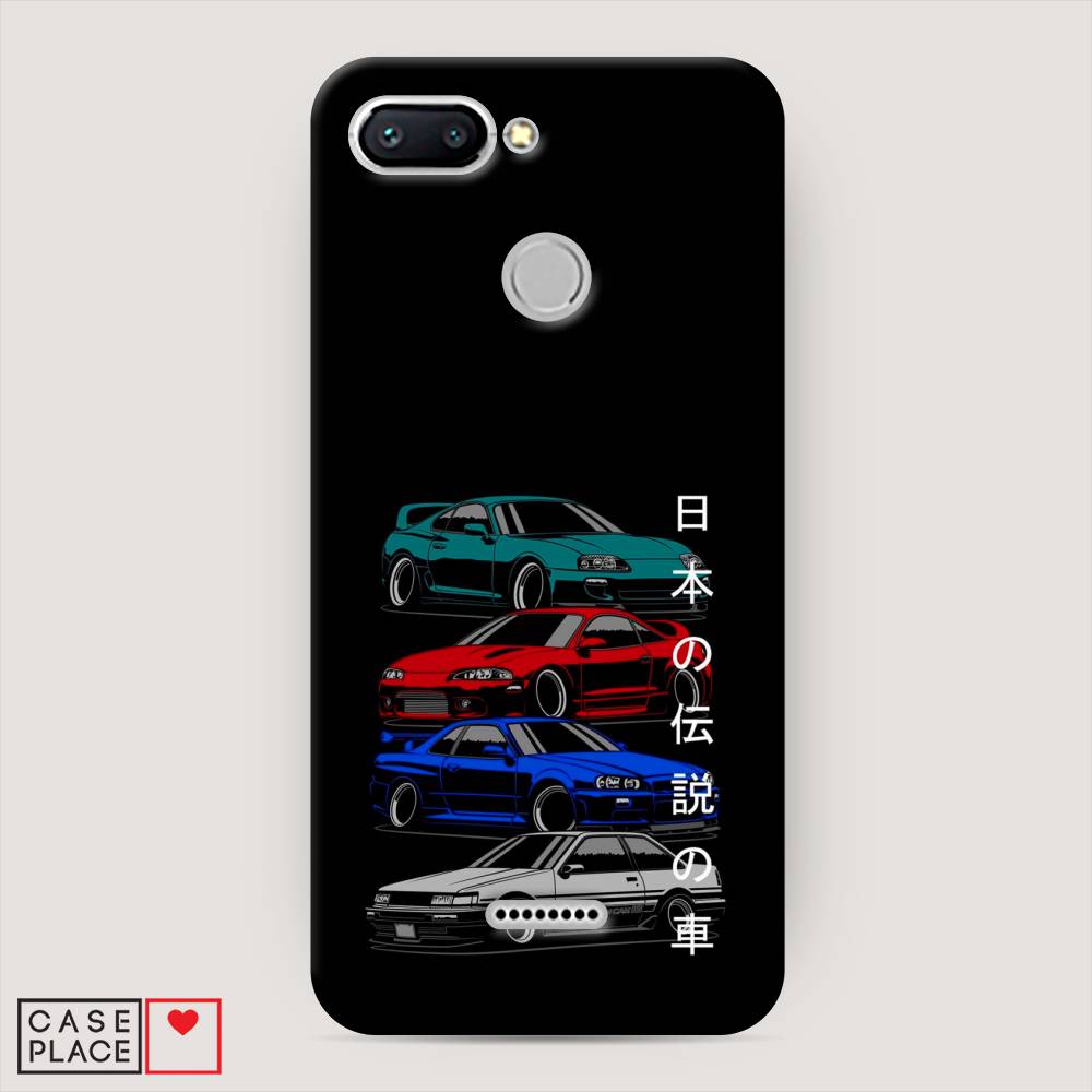 

Пластиковый чехол "JDM Legend cars" на Xiaomi Redmi 6