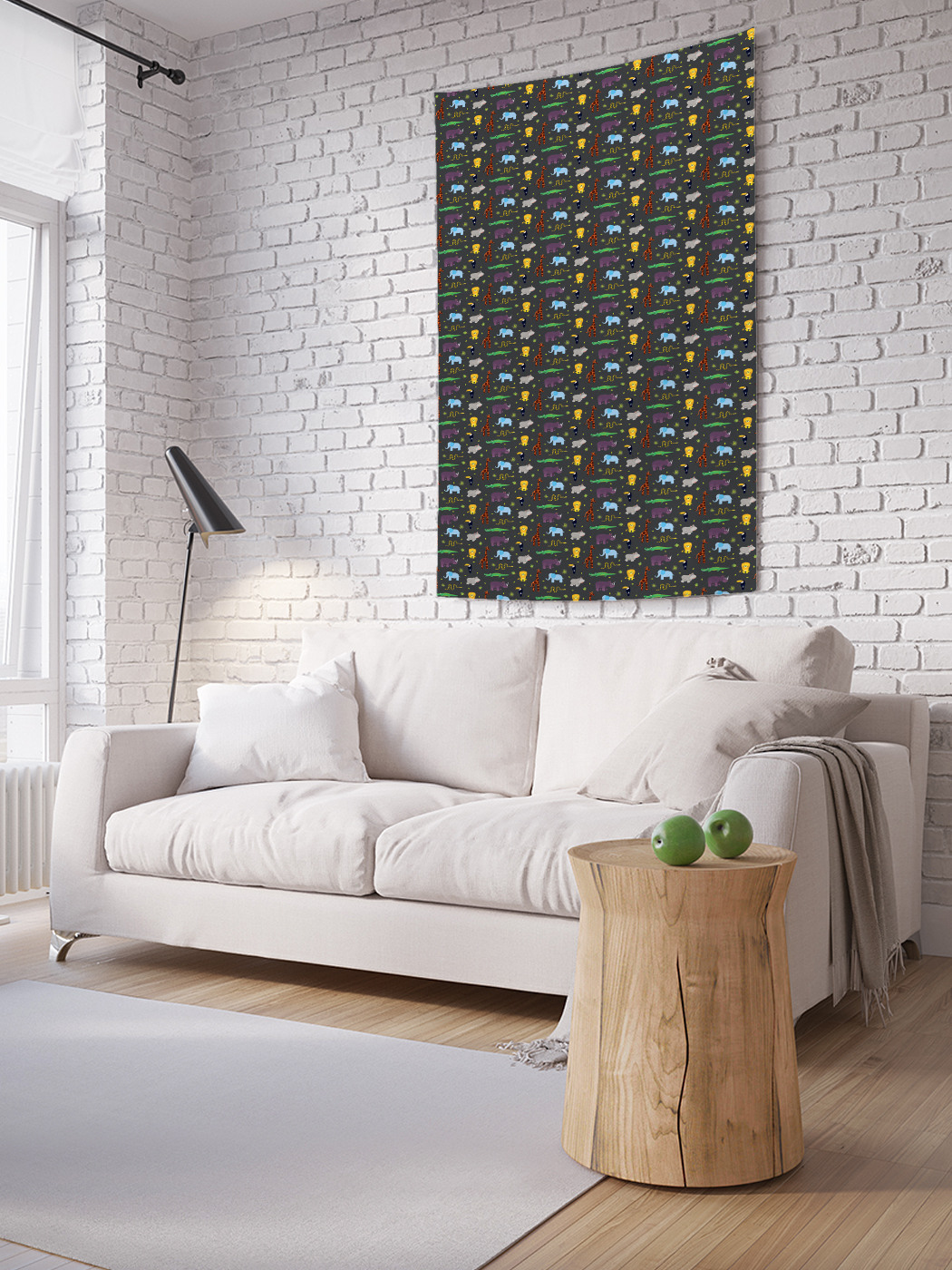 

Вертикальное фотопанно на стену JoyArty Звери Африки 150x200 см, Звери Африки