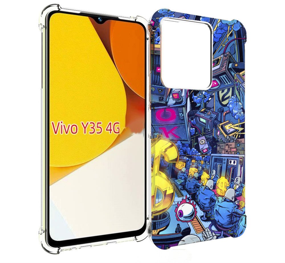 

Чехол MyPads футуристичная картинка для Vivo Y35 4G 2022 / Vivo Y22, Прозрачный, Tocco