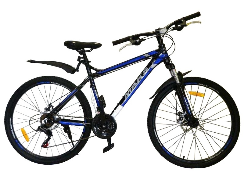 

Велосипед 26 MAKS SURF MD (ALU рама) (21-ск.) (рама 19) Черный/синий, Surf MD