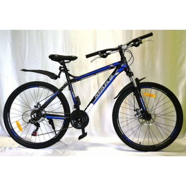 фото Велосипед 26 maks surf md (alu рама) (21-ск.) (рама 19) черный/синий