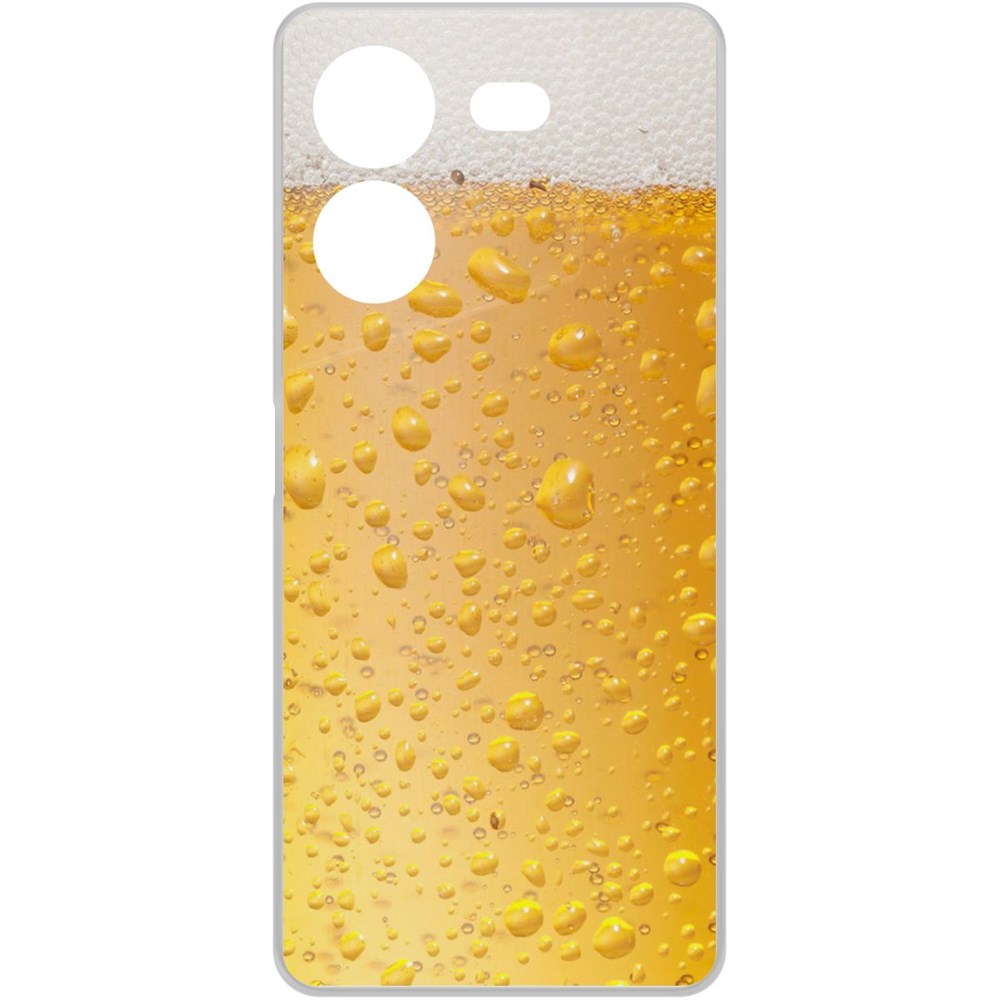 

Чехол-накладка Krutoff Clear Case Пенное для TECNO Pova 5, Прозрачный
