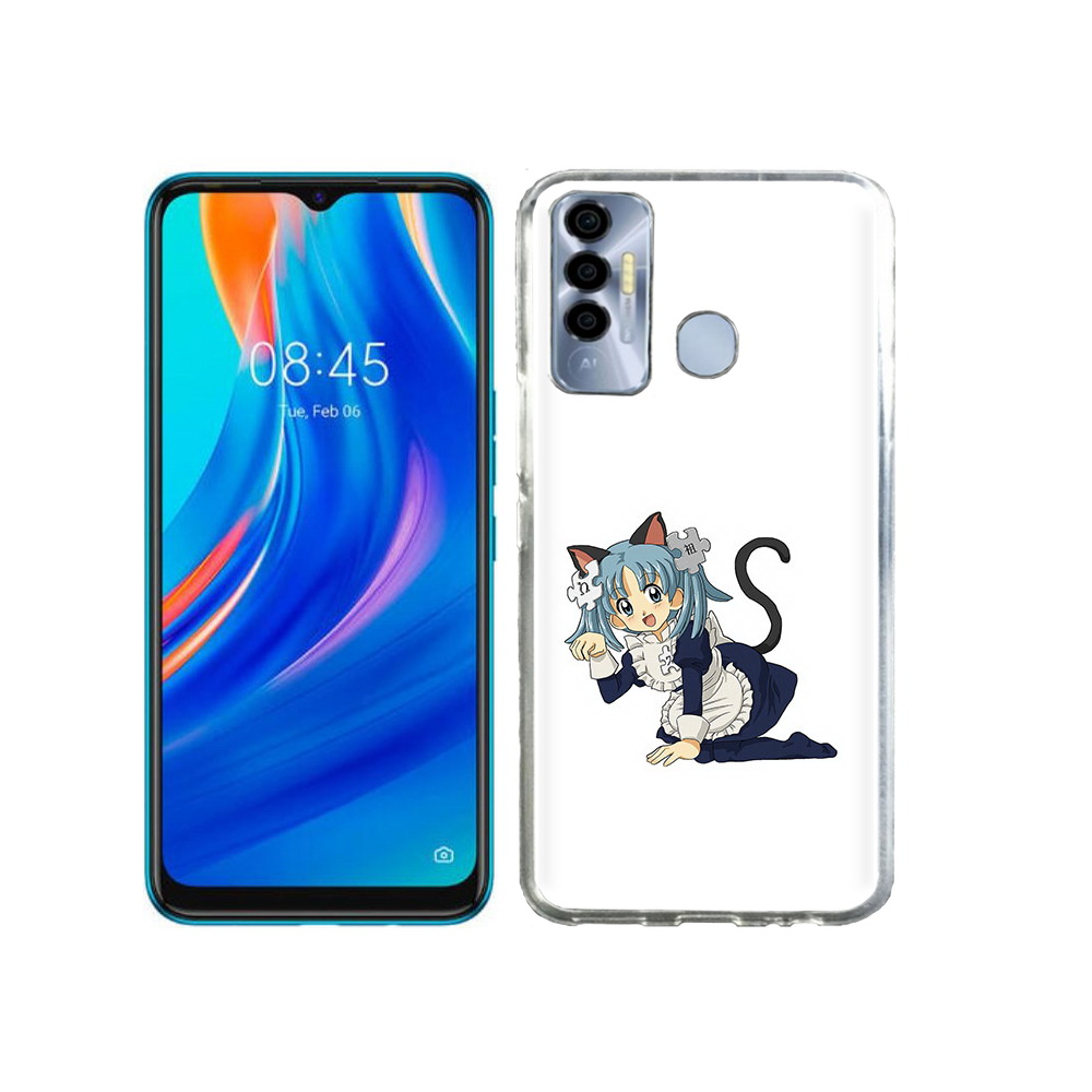 

Чехол MyPads Tocco для Tecno Spark 7P аниме3, Прозрачный, Tocco