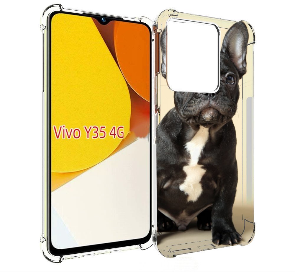 

Чехол MyPads французскии бульдог для Vivo Y35 4G 2022 / Vivo Y22, Прозрачный, Tocco