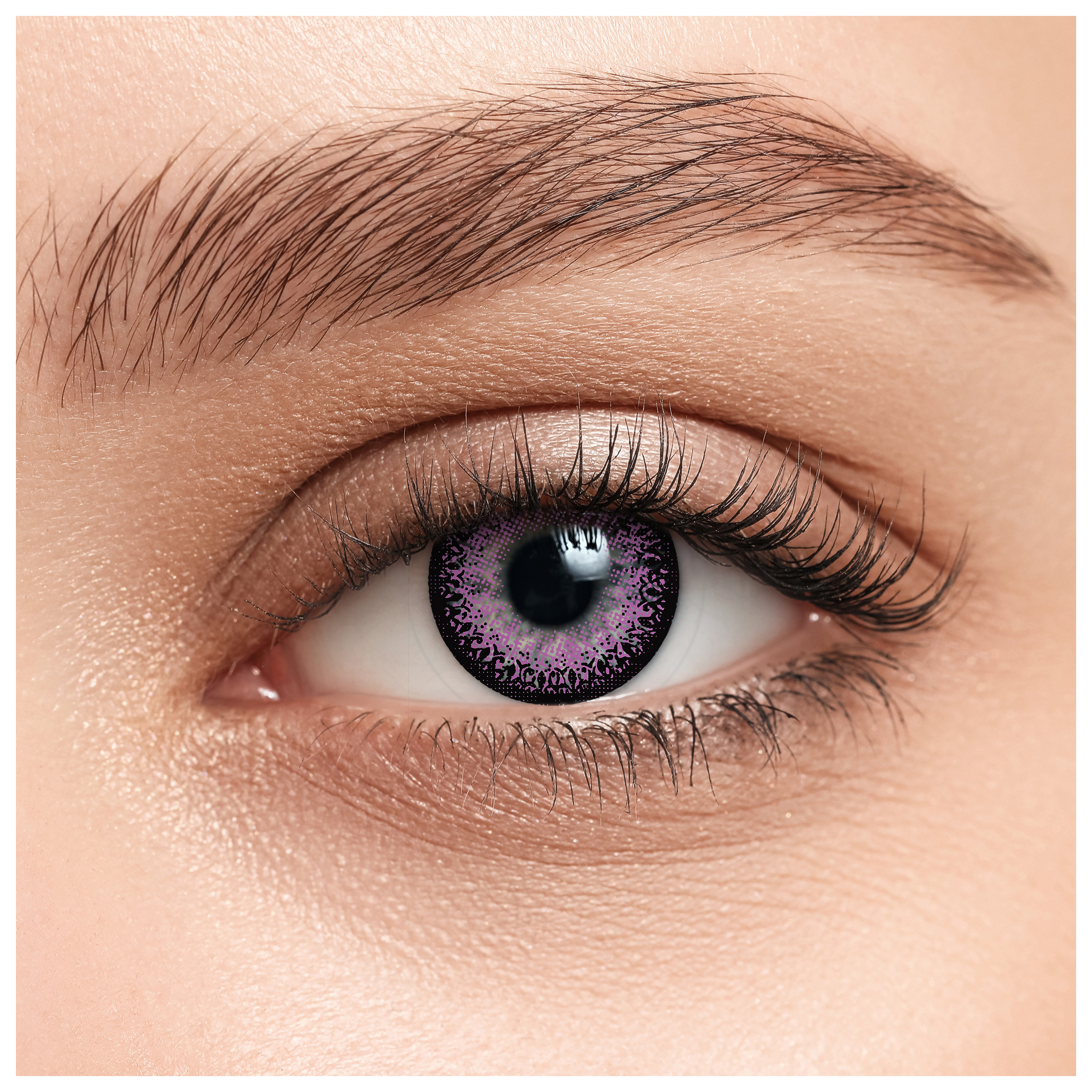 

Контактные линзы ILLUSION fashion Adonis 2 линзы -4.0D violet фиолетовый, Фиолетовые, Fashion ADONIS 2 линзы