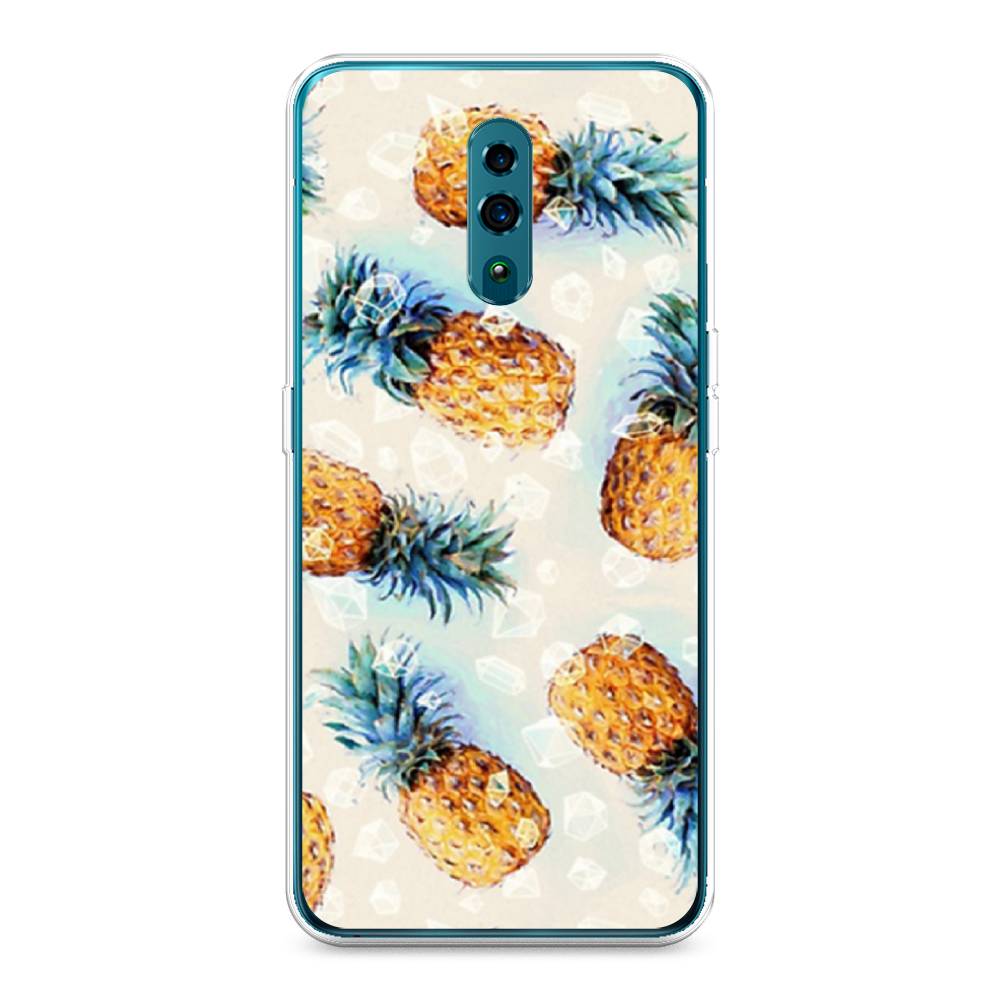 

Чехол Awog на Oppo Reno "Ананасы", Разноцветный, 250750-3