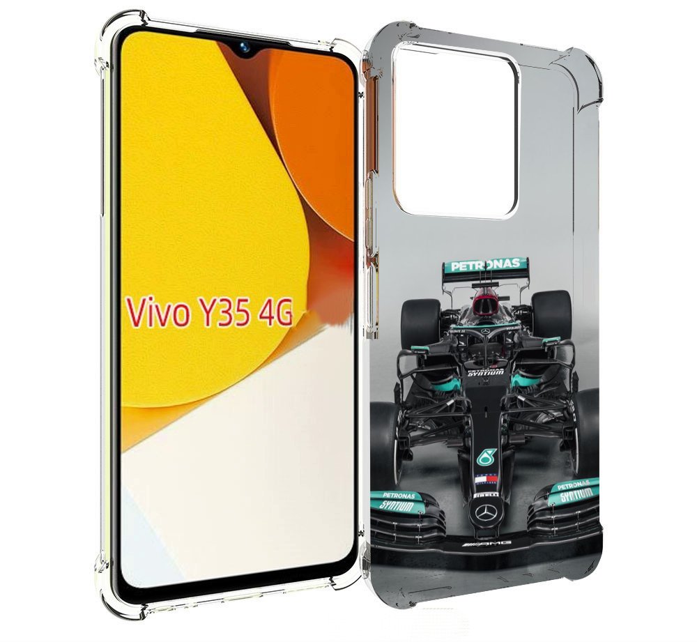 

Чехол MyPads формула 1 мерседес для Vivo Y35 4G 2022 / Vivo Y22, Прозрачный, Tocco