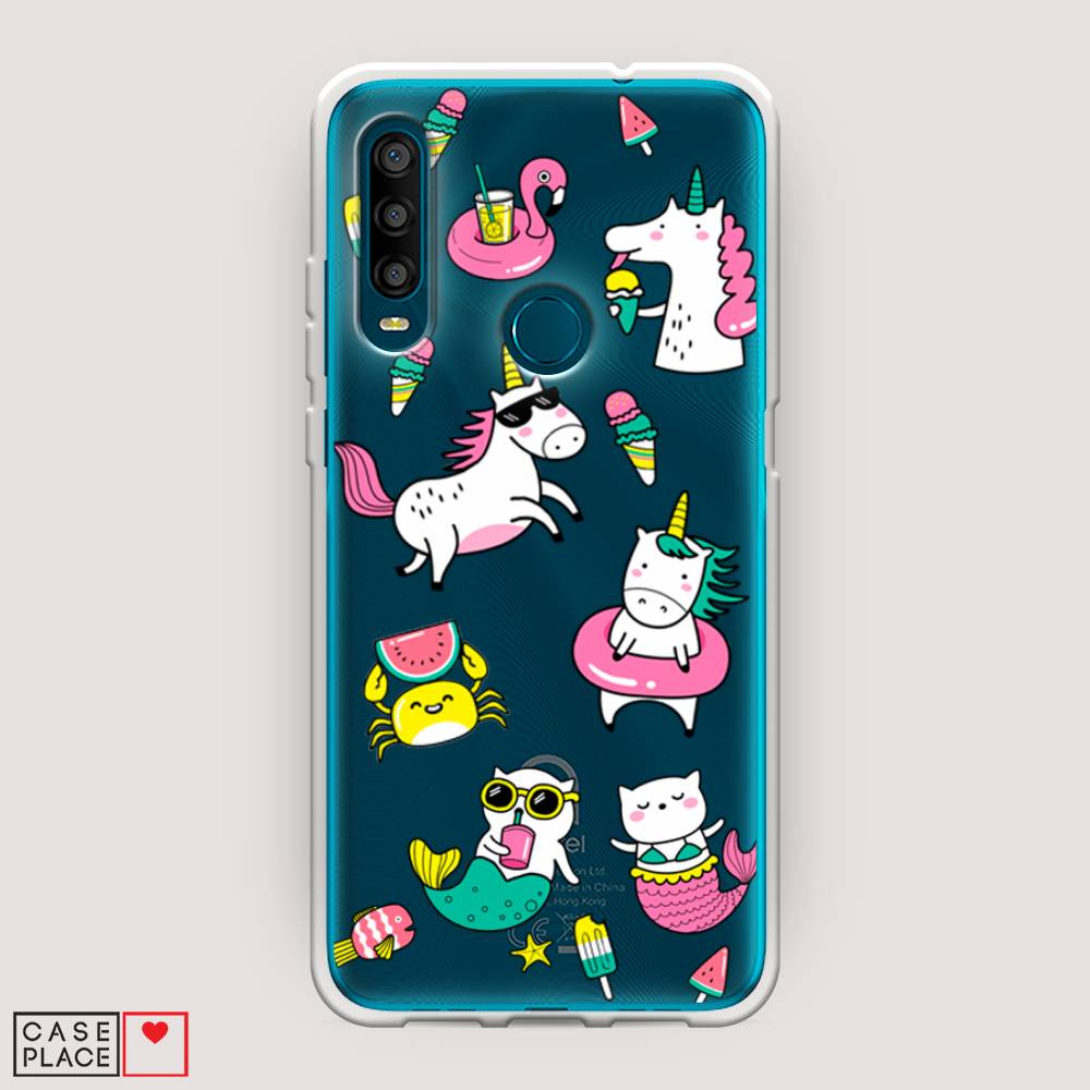 

Чехол Awog на Alcatel 1SE (2020) / Алкатель 1SE (2020) "На отдыхе", Разноцветный, 171250-2