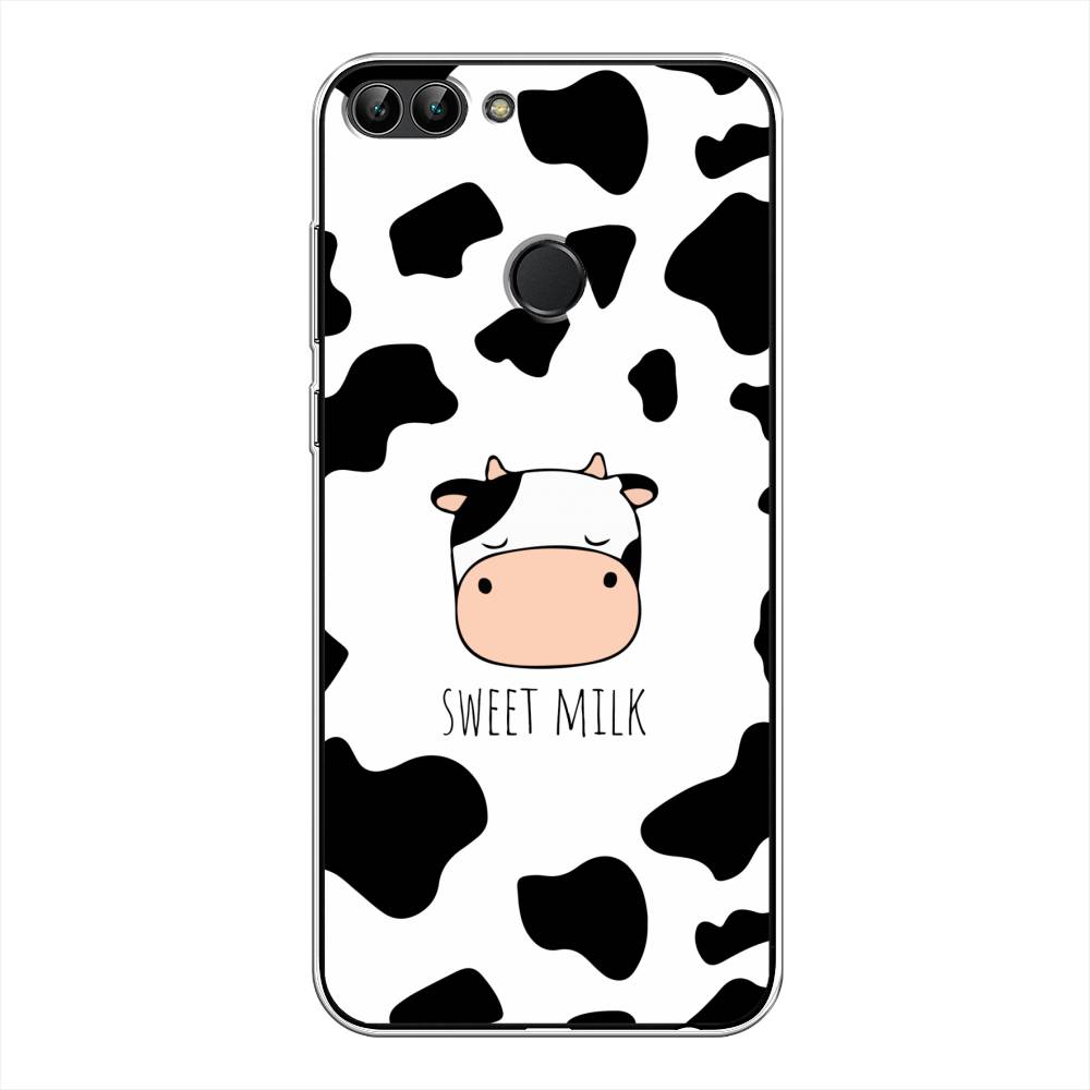 

Чехол для Huawei Y9 2018 "Sweet milk", Розовый;белый;черный, 64950-1