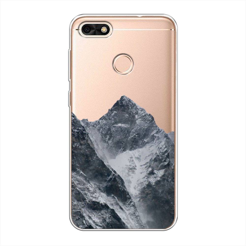 

Чехол на Huawei Nova Lite (2017) "Горы арт 4", Серый;бежевый, 64750-2