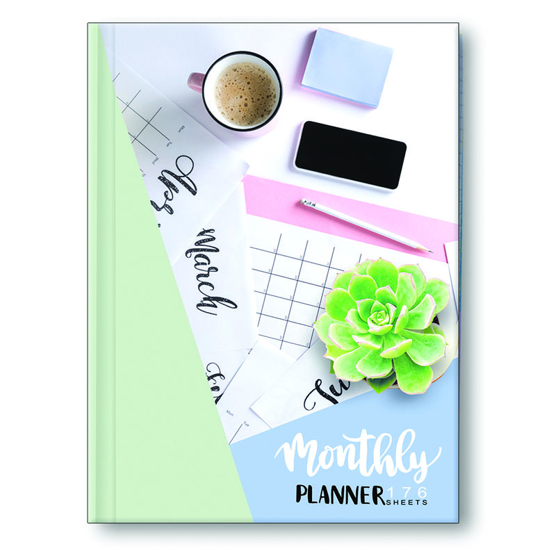 

Ежедневник BG А5 176 л 7БЦ Monthly planner 410г