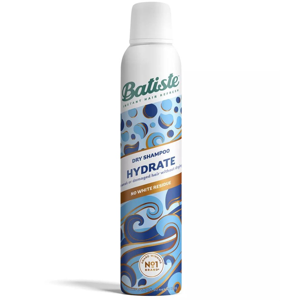 

Сухой шампунь BATISTE Hydrate увлажняющий для нормальных и сухих волос 200 мл