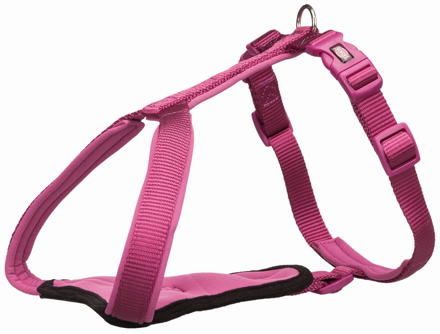 

Шлейка для собак TRIXIE Premium Y-harness, M, S, нейлон, пластик, розовый, 50–60 см, 15 мм, Premium Y-harness