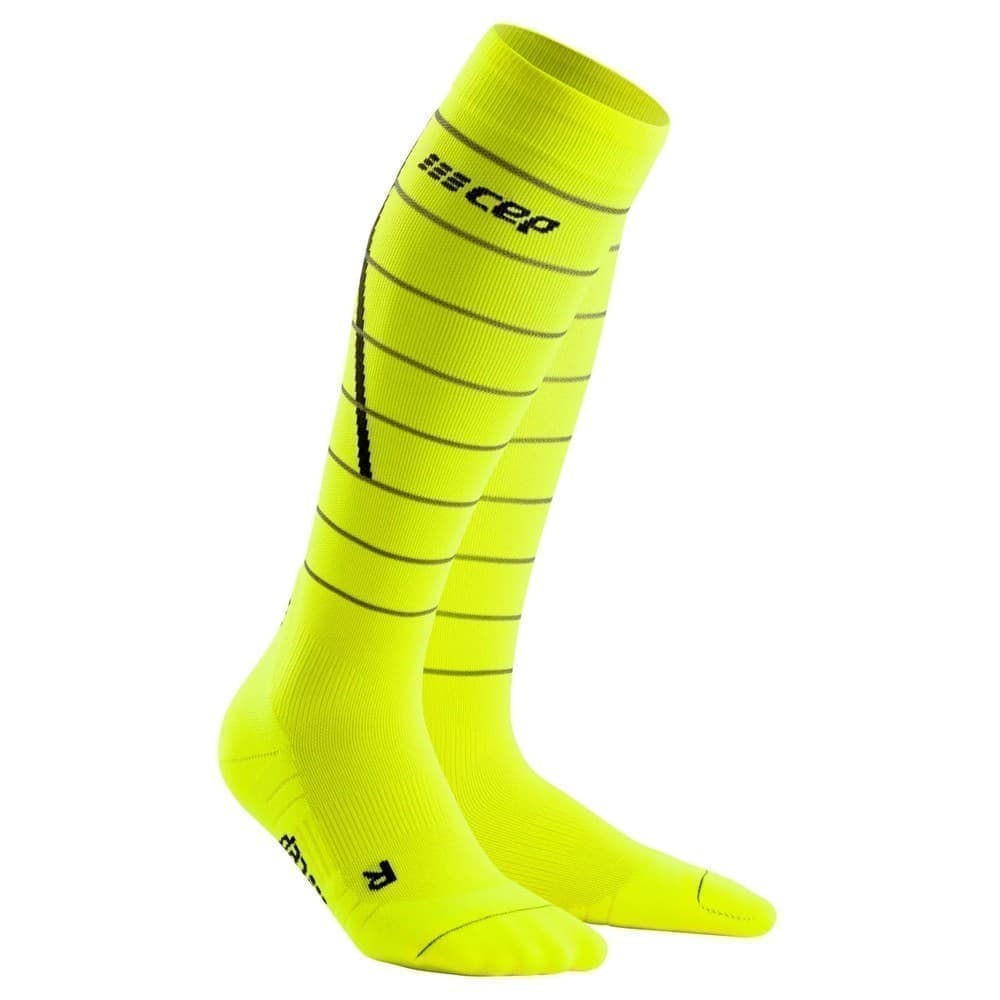 

CEP REFLECTIVE TALL COMPRESSION SOCKS Компрессионные гольфы Желтый 4, C123RM-Y-1