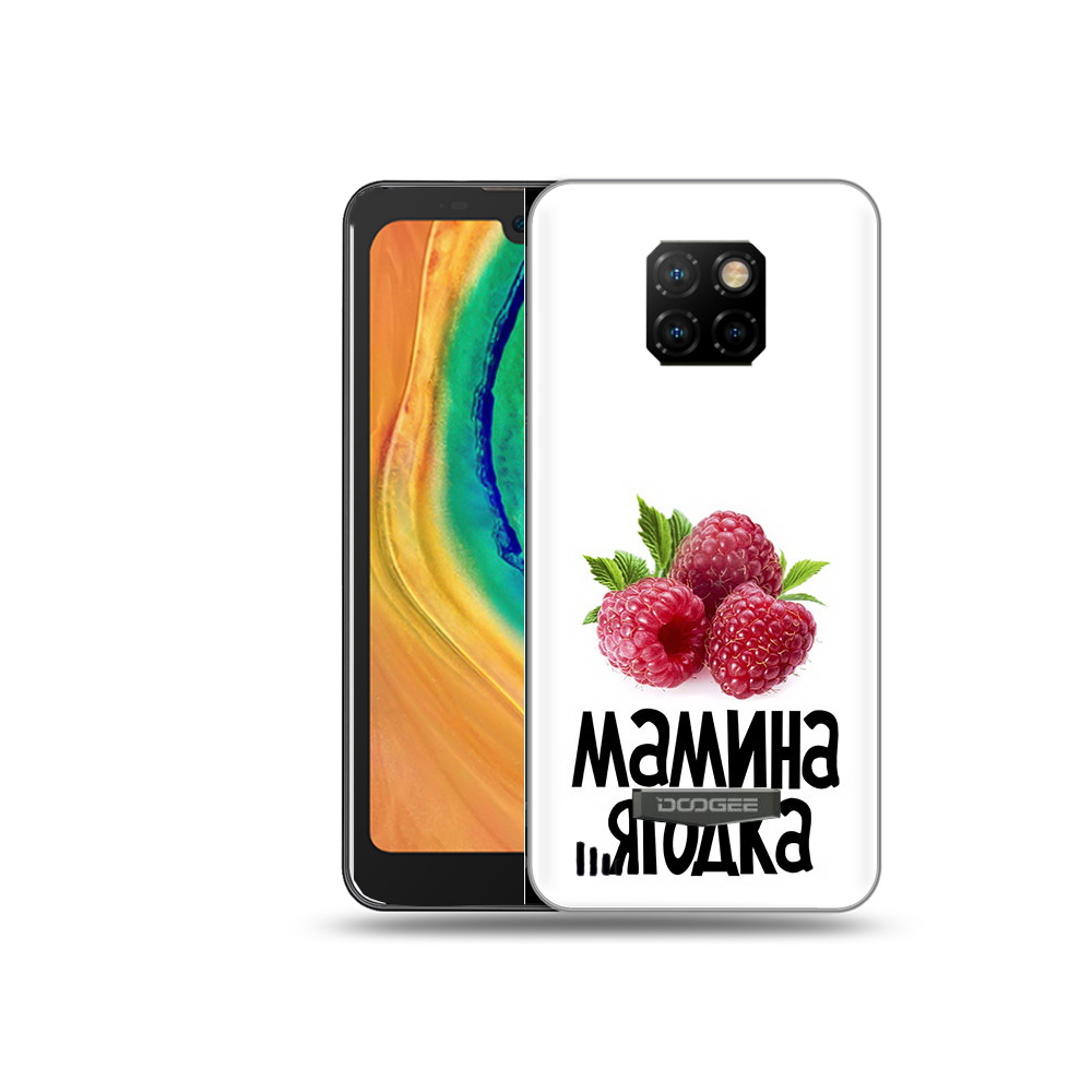 

Чехол MyPads Tocco для Doogee S88 Plus мамина ягодка, Прозрачный, Tocco