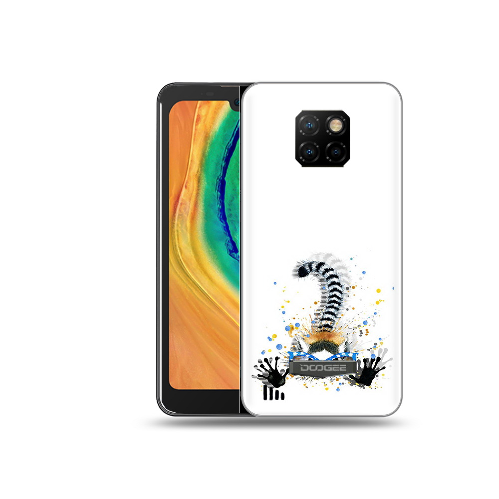 

Чехол MyPads Tocco для Doogee S88 Plus лямур, Прозрачный, Tocco