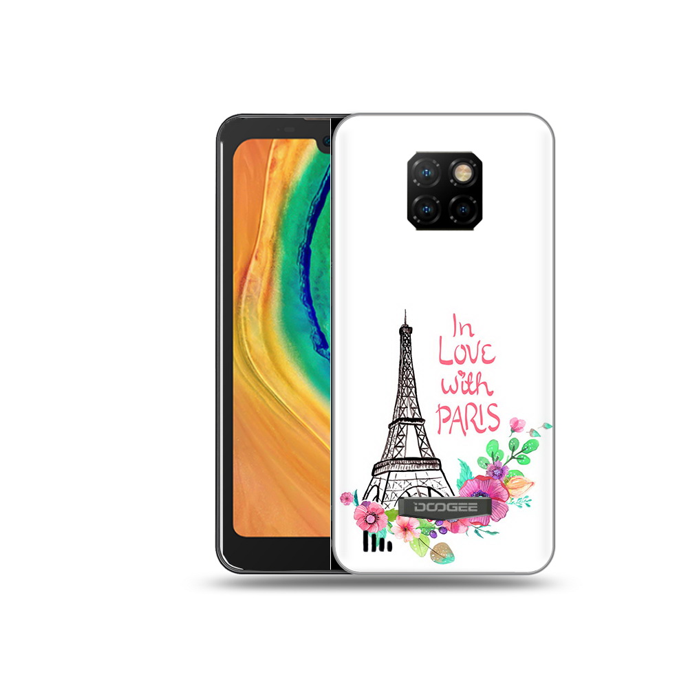 

Чехол MyPads Tocco для Doogee S88 Plus любимый париж, Прозрачный, Tocco