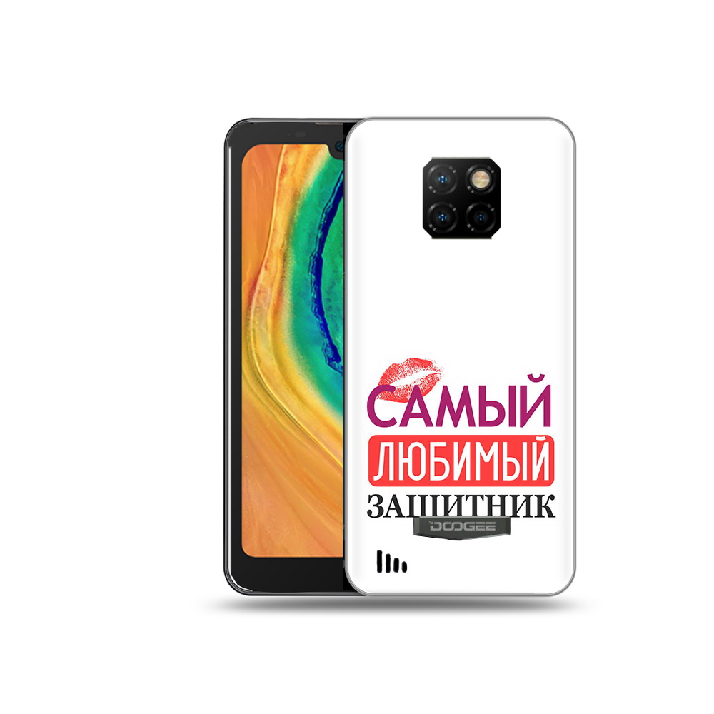 

Чехол MyPads Tocco для Doogee S88 Plus любимый защитник, Прозрачный, Tocco