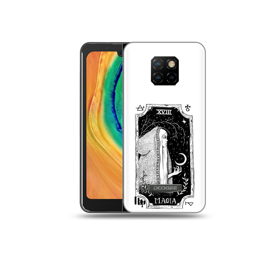 

Чехол MyPads Tocco для Doogee S88 Plus лунная магия, Прозрачный, Tocco