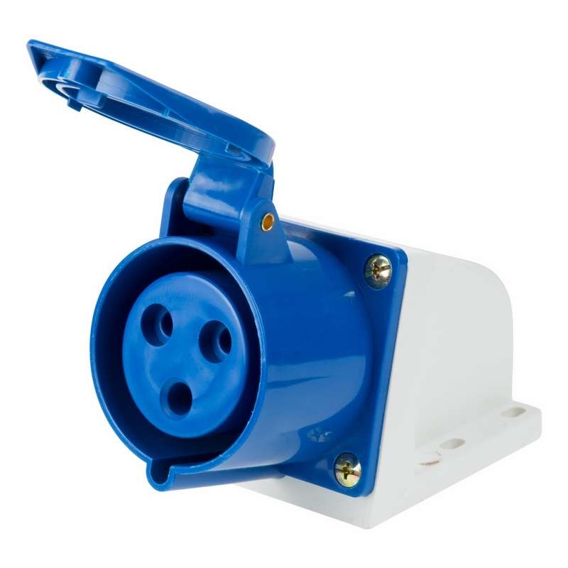 фото Розетка 123 стационарная 2p+pe 32а 220в ip44 rexant 11-8912 ( 1шт. )
