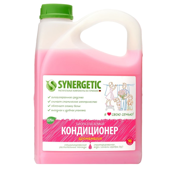 

Кондиционер для белья Synergetic "Аромамагия", 2.75 л