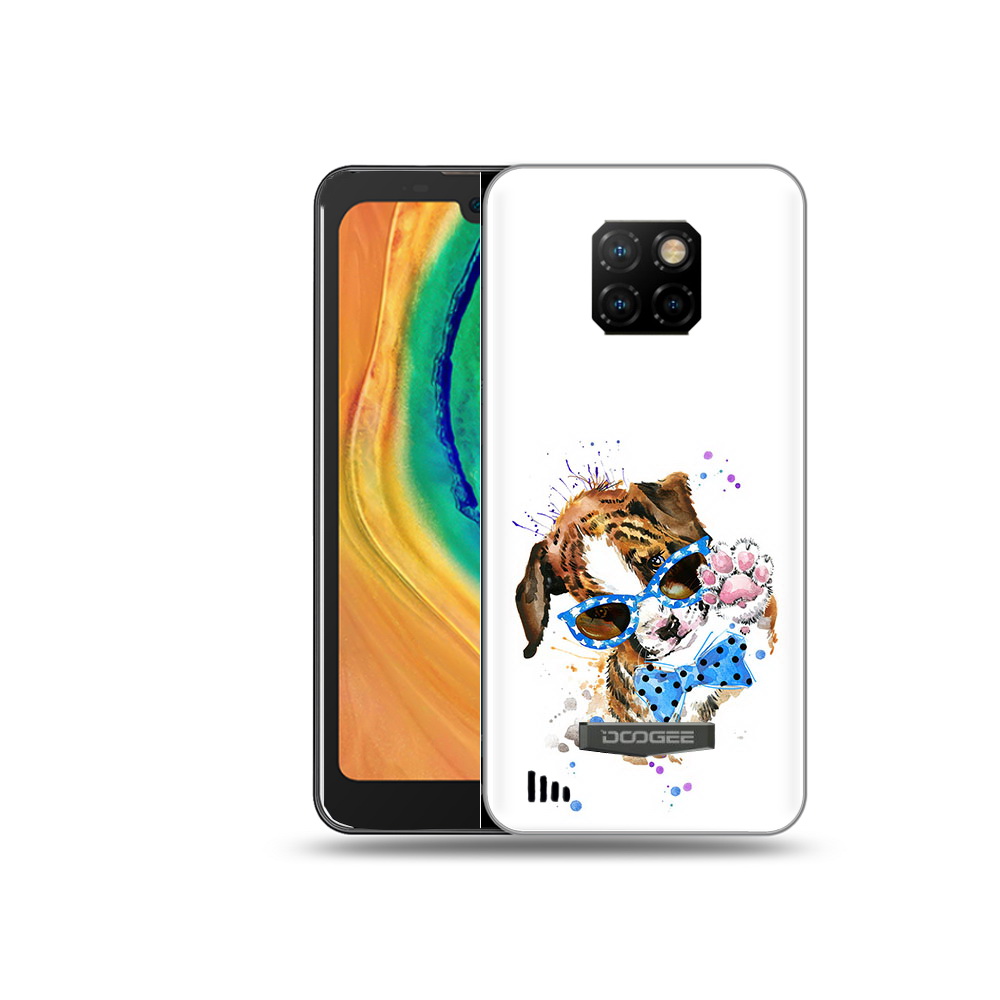 

Чехол MyPads Tocco для Doogee S88 Plus лапочка, Прозрачный, Tocco
