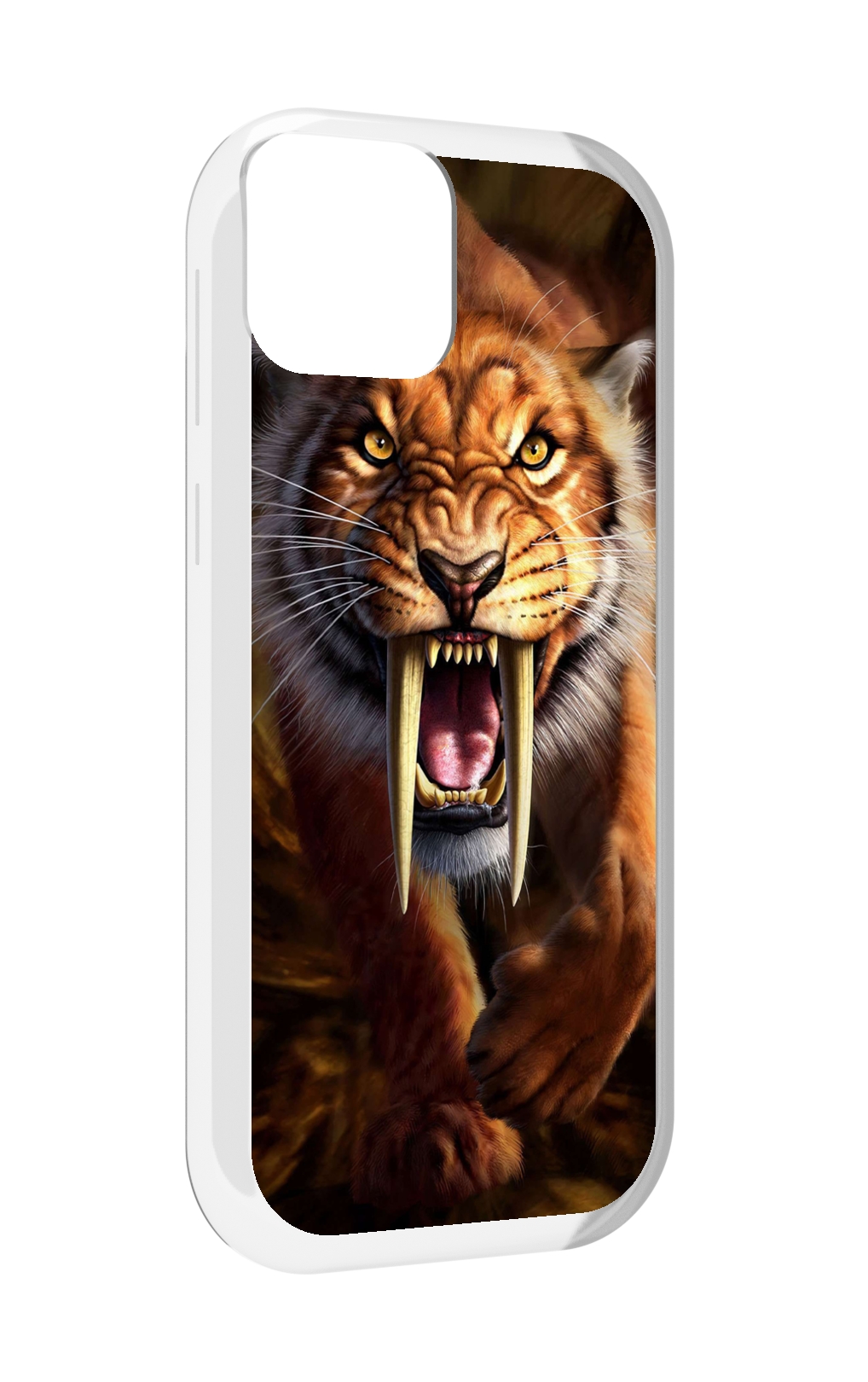 

Чехол MyPads саблезубый злой тигр для UleFone Note 6 / Note 6T / Note 6P, Прозрачный, Tocco