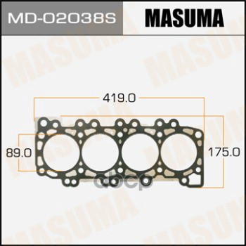 

Прокладка Гбц Nissan Pathfinder 05-10 (Yd25ddti) Толщина 0,80 Мм Masuma арт. MD02038S