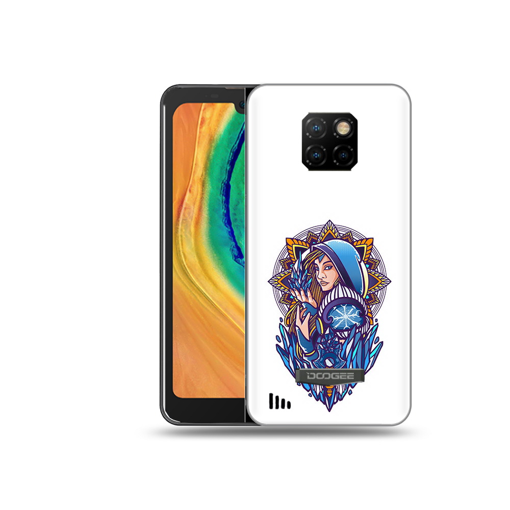 

Чехол MyPads Tocco для Doogee S88 Plus кристал мейден дота 2, Прозрачный, Tocco