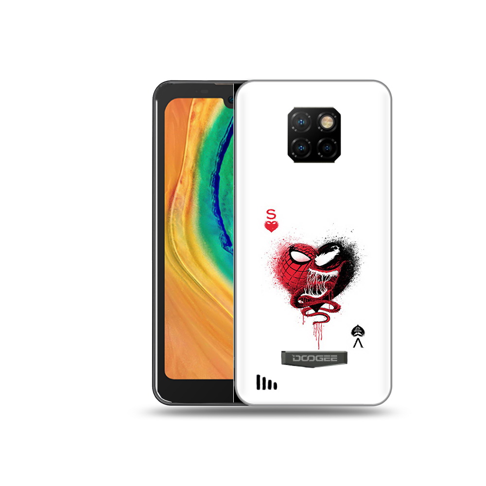 

Чехол MyPads Tocco для Doogee S88 Plus Веном, Прозрачный, Tocco