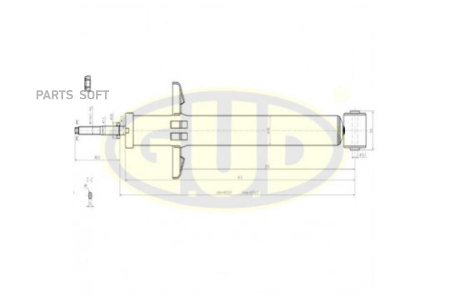 

Амортизатор Подвески G.U.D арт. GSA343191