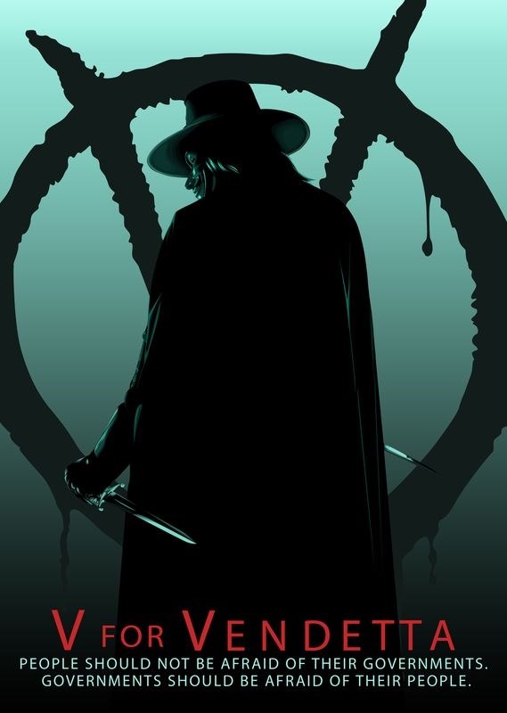 

Постер к фильму "«V» значит Вендетта" (V for Vendetta) A4