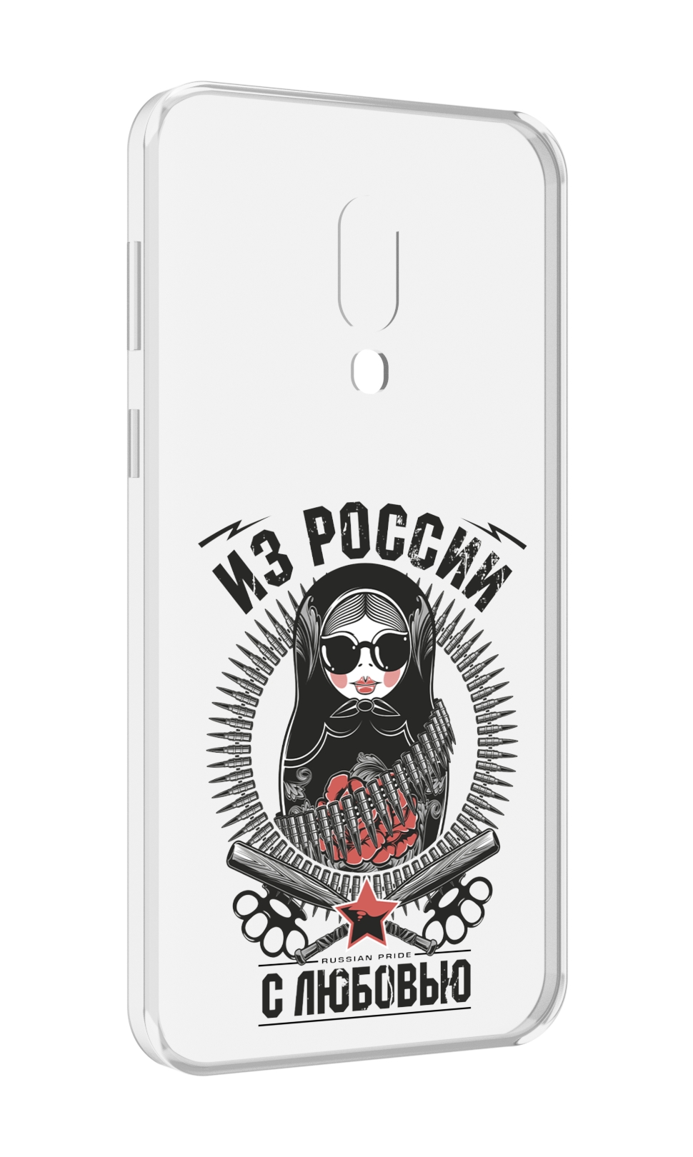 

Чехол MyPads Из России с любовью для Meizu 16 Plus / 16th Plus, Прозрачный, Tocco