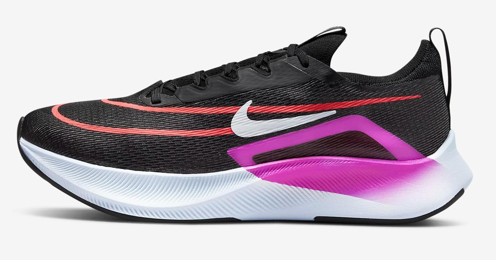 

Кроссовки мужские Nike Zoom Fly 4 черные 10 US, Zoom Fly 4