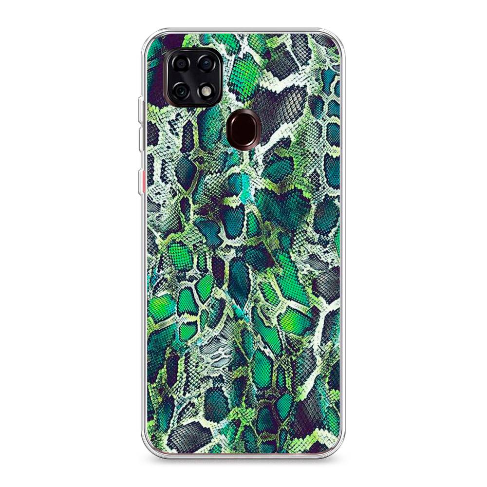 

Чехол Awog на ZTE Blade 20 Smart / ЗТЕ Блэйд 20 Smart "Зеленая кожа змеи", Разноцветный, 133550-3