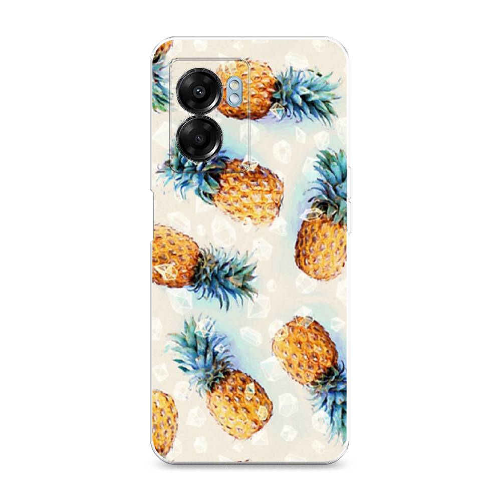 

Чехол Awog на Oppo A57 5G/A56s/OnePlus Nord N300 5G "Ананасы", Разноцветный, 2510250-3