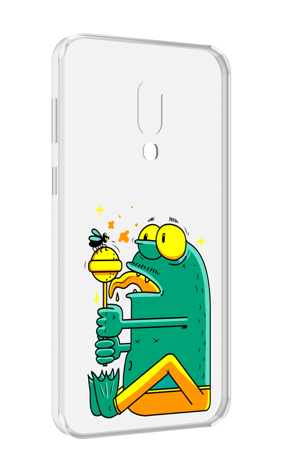 

Чехол MyPads Зеленая лягушка с чупа чупсом для Meizu 16 Plus / 16th Plus, Прозрачный, Tocco