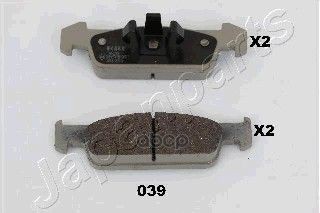

Комплект тормозных колодок Japanparts PA039AF