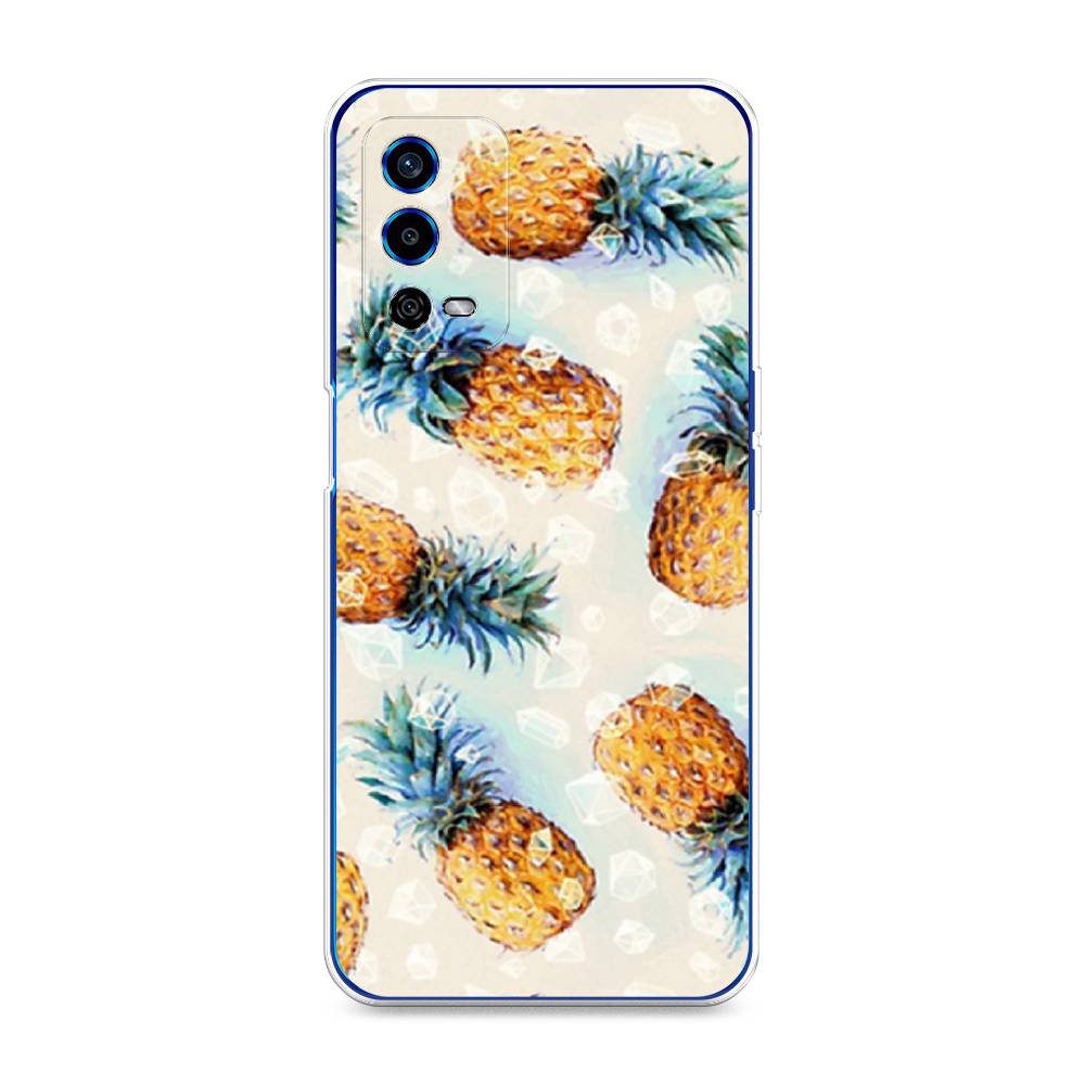 

Чехол Awog на Oppo A55 4G "Ананасы", Разноцветный, 259150-3