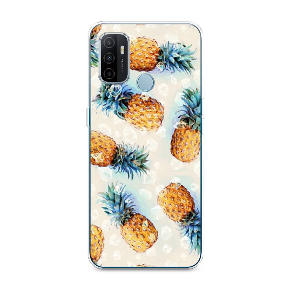 

Чехол Awog на Oppo A53 "Ананасы", Разноцветный, 254350-3