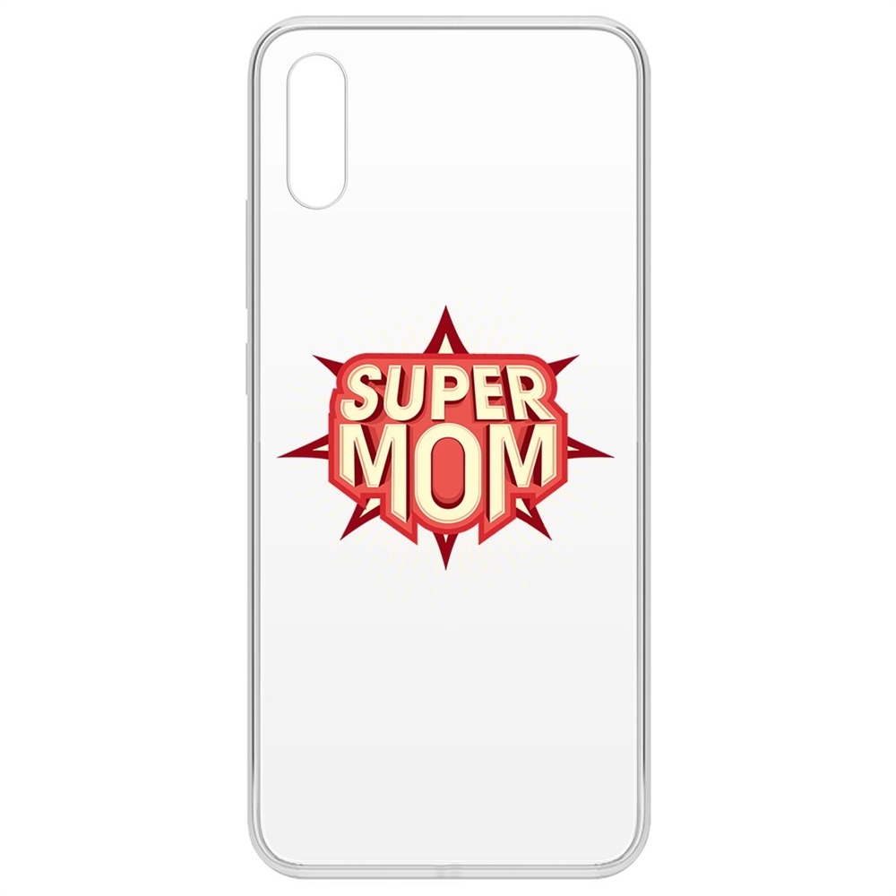 

Чехол-накладка Krutoff Clear Case Супер Мама для Xiaomi Redmi 9A, Прозрачный
