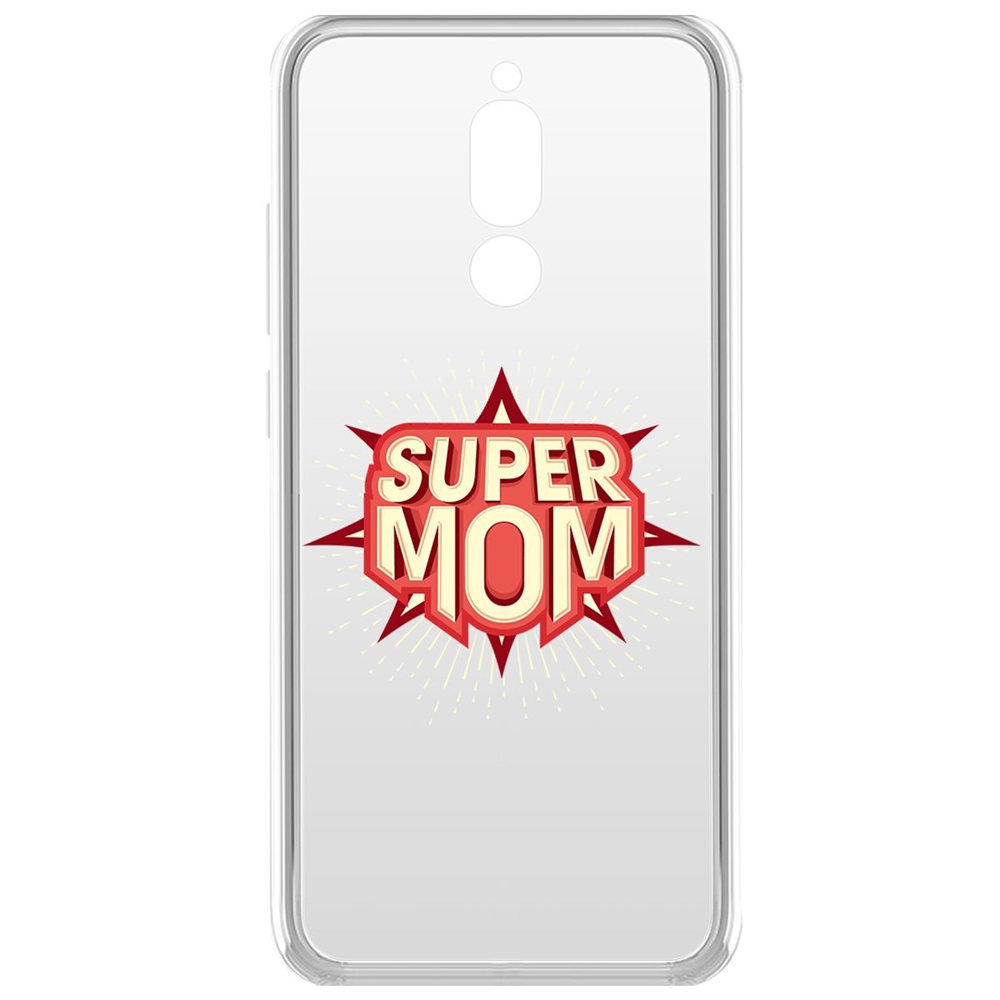 фото Чехол-накладка krutoff clear case супер мама для xiaomi redmi 8