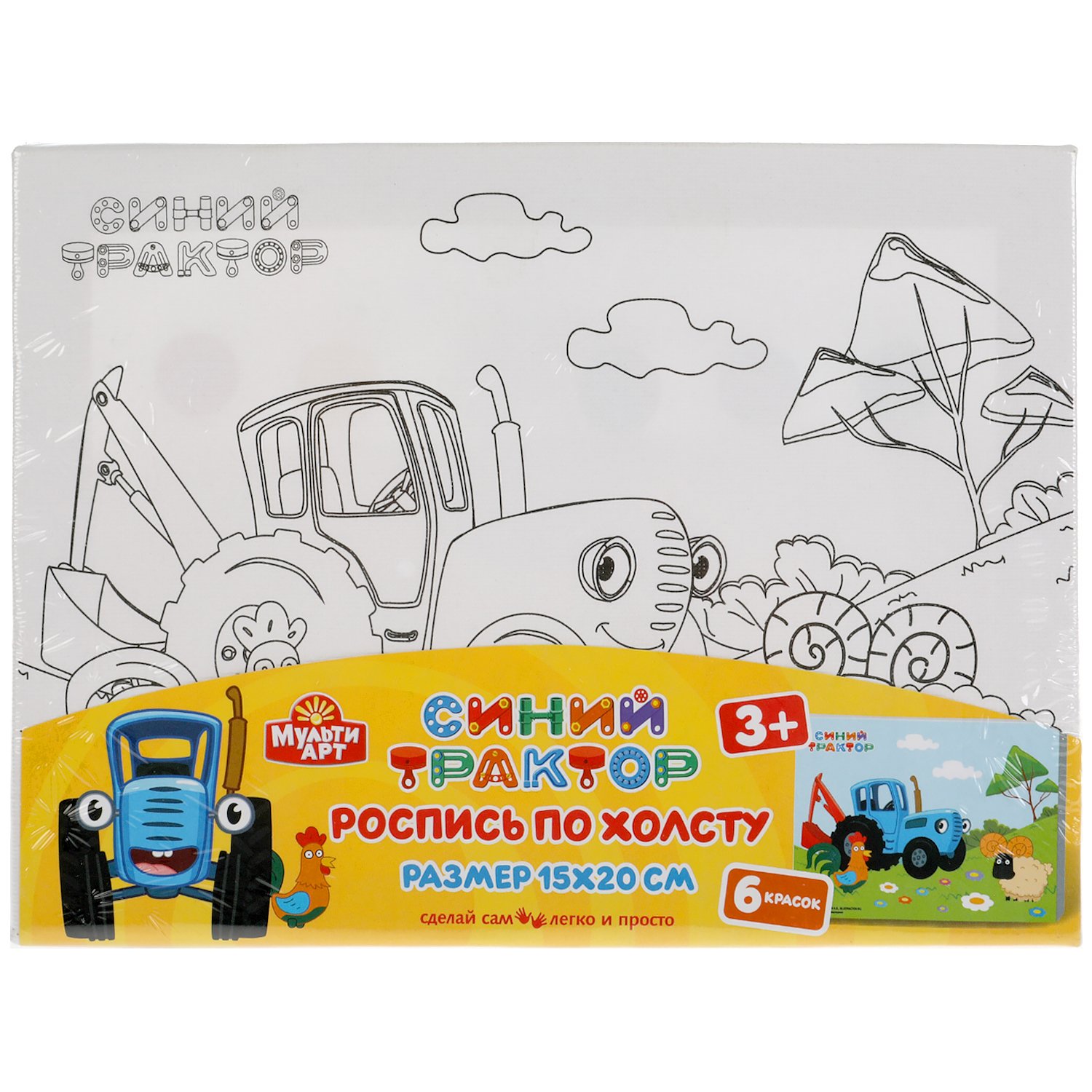 

Набор для творчества Multiart Холст для росписи 15 x 20 см в ассортименте