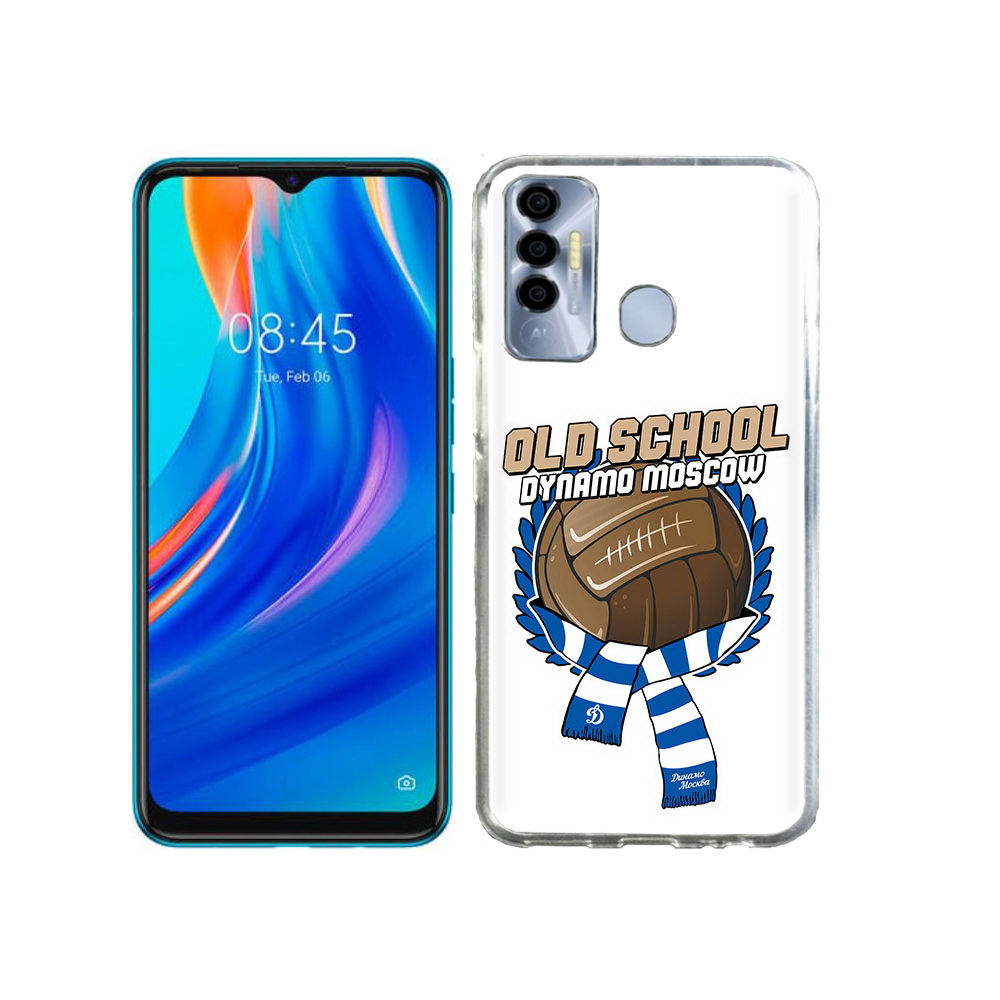 

Чехол MyPads Tocco для Tecno Spark 7P ФК Динамо олд скул, Прозрачный, Tocco
