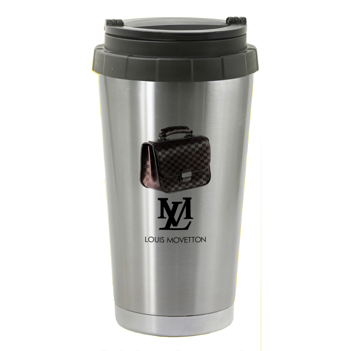 

Термостакан серый CoolPodarok Louis Movetton