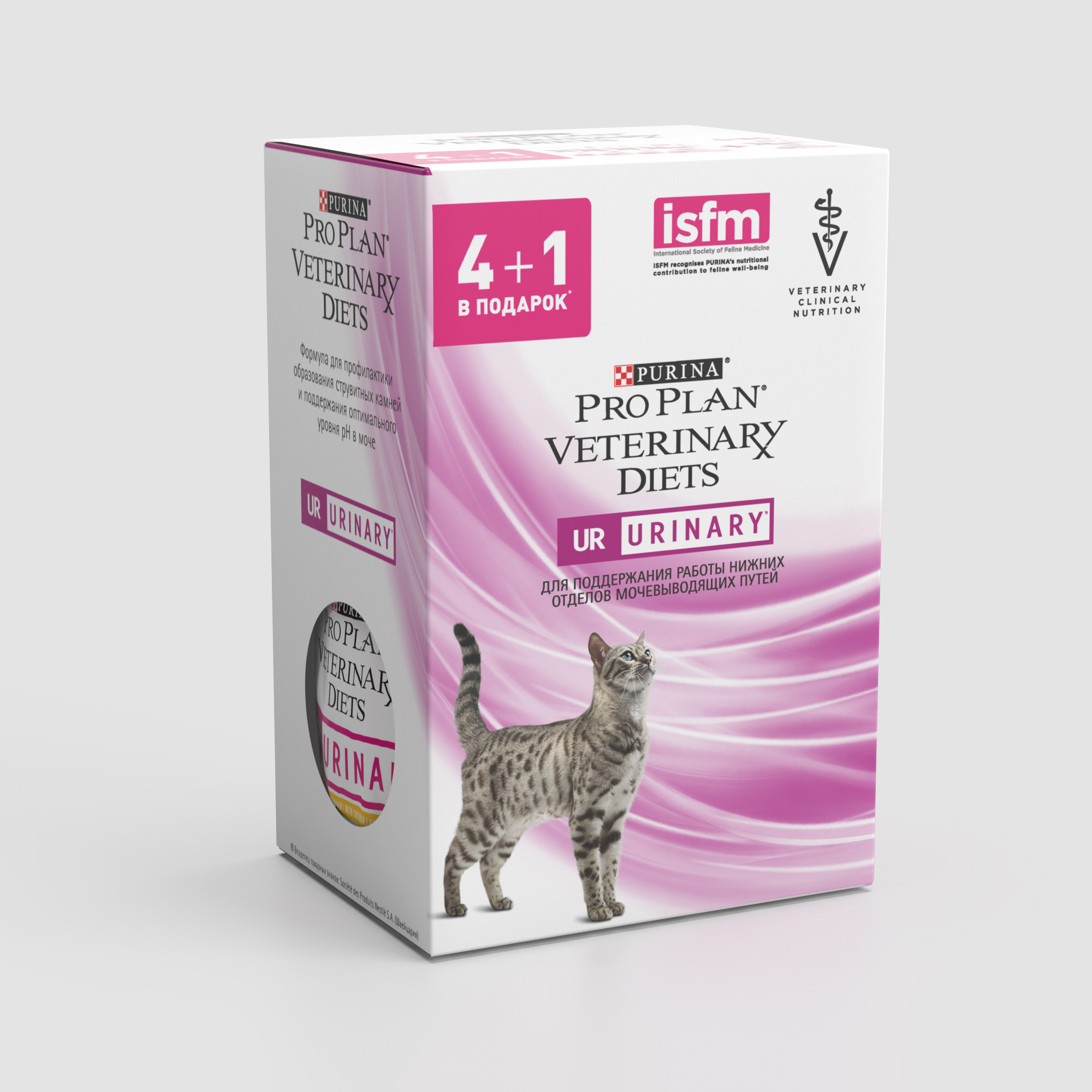 фото Влажный корм для кошек pro plan veterinary diets ur st/ox с курицей 3шт, 2шт с лососем 85г